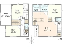【神奈川県/横浜市磯子区久木町】磯子区久木町第2　新築戸建　2号棟/全4棟 間取り図
