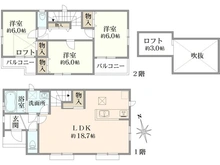 【神奈川県/茅ヶ崎市東海岸南】茅ヶ崎市東海岸南4丁目　D号棟/全4棟 間取り図
