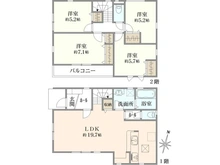 【神奈川県/平塚市平塚】平塚市平塚2丁目2期　新築戸建 間取り図