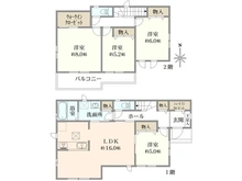 【神奈川県/横浜市栄区桂台南】栄区桂台南2丁目　新築戸建　全1棟 間取り図