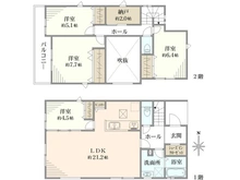【神奈川県/横浜市栄区桂台西】栄区桂台西2丁目　新築戸建 3号棟(全3棟) 間取り図