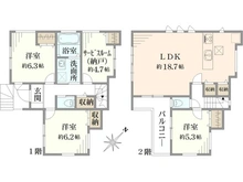 【神奈川県/鎌倉市台】鎌倉市台4丁目　新築戸建　全1棟 間取り図