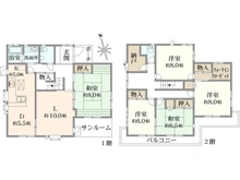 【神奈川県/鎌倉市腰越】鎌倉市腰越 中古戸建 間取り図