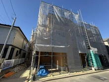 【神奈川県/横浜市栄区桂町】栄区桂町　新築戸建　3号棟/全3棟 建築中の外観：3号棟/全3棟