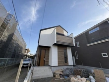 【神奈川県/藤沢市鵠沼海岸】藤沢市鵠沼海岸7丁目　新築戸建　1号棟/全3棟 建築中の外観：1号棟/全3棟