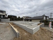 【神奈川県/横浜市磯子区洋光台】磯子区洋光台1丁目　新築戸建1号棟/全2棟 建築中の外観：1号棟/全2棟