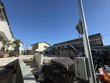 【神奈川県/藤沢市湘南台】藤沢市湘南台6丁目　新築戸建　2号棟/全3棟 建築中の外観：2号棟/全3棟