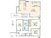 【神奈川県/藤沢市湘南台】藤沢市湘南台6丁目　新築戸建　3号棟/全3棟 間取り図