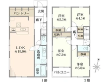 【神奈川県/横浜市磯子区洋光台】磯子区洋光台6丁目　新築戸建　3号棟/全3棟 間取り図