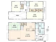 【神奈川県/横浜市磯子区洋光台】磯子区洋光台六丁目　新築戸建　2号棟/全2棟 間取り図