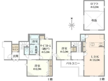 【神奈川県/藤沢市湘南台】藤沢市湘南台6丁目　新築戸建　1号棟/全3棟 間取り図