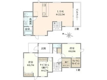 【神奈川県/鎌倉市梶原】鎌倉市梶原2丁目　新築戸建　B棟/全3棟 間取り図