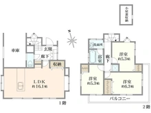 【神奈川県/横浜市栄区上郷町】栄区上郷町　中古戸建 間取り図