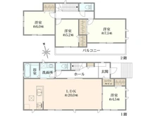 【神奈川県/横浜市栄区本郷台】栄区本郷台4丁目　新築戸建　全1棟 間取り図