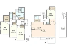 【神奈川県/鎌倉市浄明寺】鎌倉市浄明寺4丁目　新築戸建　1号棟/全2棟 間取り図