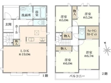 【神奈川県/横浜市磯子区洋光台】磯子区洋光台2丁目　新築戸建　A号棟/全2棟 間取り図