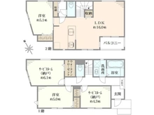 【神奈川県/鎌倉市大船】鎌倉市大船4丁目　新築戸建　No.2/全2棟 間取り図