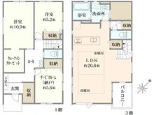 【神奈川県/横浜市磯子区洋光台】磯子区洋光台6丁目　新築戸建　2号棟/全3棟 間取り図