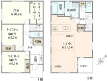 【神奈川県/横浜市磯子区洋光台】磯子区洋光台6丁目　新築戸建　3号棟/全3棟 間取り図