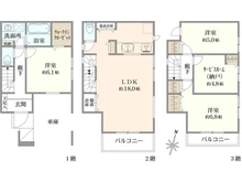 【神奈川県/鎌倉市台】鎌倉市台4丁目新築戸建　1号棟/全2棟 間取り図