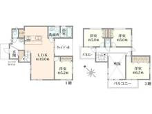 【神奈川県/横浜市栄区本郷台】栄区本郷台2丁目　新築戸建(全1棟) 間取り図