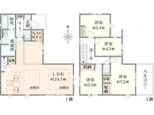 【神奈川県/鎌倉市梶原】鎌倉市梶原3丁目　新築戸建　2号棟/全2棟 間取り図