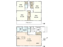 【神奈川県/横浜市栄区本郷台】栄区本郷台3丁目　新築戸建　全1棟 間取り図