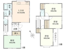 【神奈川県/鎌倉市台】鎌倉市台4丁目　中古戸建 間取り図
