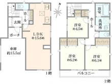 【神奈川県/藤沢市城南】藤沢市城南第6（I期）新築分譲住宅　1号棟/全7棟 間取り図