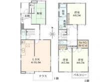 【神奈川県/横浜市港南区日野】港南区日野9丁目　中古戸建 間取り図