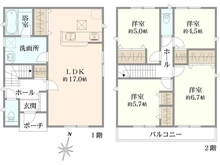 【神奈川県/藤沢市城南】藤沢市城南第6（I期）新築分譲住宅全7棟 4号棟 間取り図
