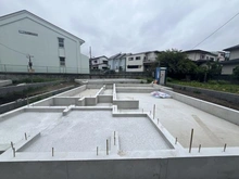 【神奈川県/藤沢市円行】藤沢市円行　新築戸建3号棟(全3棟) 建築中の外観：全3棟