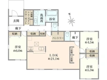 【神奈川県/横浜市栄区本郷台】横浜市栄区本郷台4丁目新築戸建 間取り図