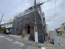 【神奈川県/横浜市港南区笹下】横浜市港南区笹下3丁目　新築戸建 建築中の外観