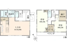 【神奈川県/横浜市栄区田谷町】横浜市栄区田谷町　戸建 間取り図