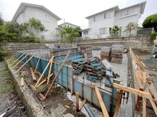 【神奈川県/逗子市久木】逗子市久木8丁目　新築戸建 建築中の外観