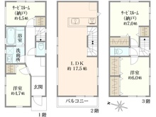 【神奈川県/横浜市港南区大久保】横浜市港南区大久保3丁目　新築戸建5号棟(全14棟) 間取り図