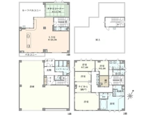 【神奈川県/鎌倉市材木座】鎌倉市材木座6丁目　中古戸建 間取り図