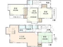 【神奈川県/横浜市保土ケ谷区法泉】保土ヶ谷区法泉3丁目　中古戸建 間取り図