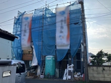 【神奈川県/藤沢市大鋸】藤沢市大鋸5期　新築戸建 2号棟/全2棟 建築中の外観