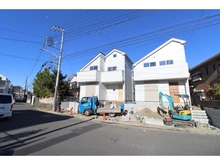 【神奈川県/横浜市栄区飯島町】栄区飯島町　新築戸建　A号棟/全2棟 建築中の外観