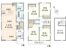 【神奈川県/横浜市栄区飯島町】栄区飯島町　新築戸建　B号棟/全2棟 間取り図
