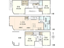 【神奈川県/茅ヶ崎市出口町】茅ヶ崎市出口町　新築戸建1期　2号棟/全2棟 間取り図