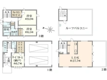 【神奈川県/鎌倉市坂ノ下】鎌倉市坂ノ下　戸建 間取り図