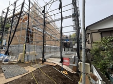【神奈川県/横浜市栄区笠間】横浜市栄区笠間4丁目　新築戸建　6号棟(全6棟) 建築中の外観