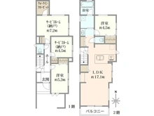 【神奈川県/横浜市栄区笠間】横浜市栄区笠間4丁目　新築戸建　6号棟(全6棟) 間取り図