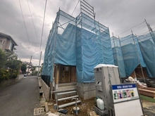 【神奈川県/横浜市栄区上郷町】栄区上郷町　新築戸建　A号棟/全5棟 建築中の外観