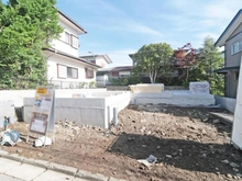 【神奈川県/横浜市栄区上之町】栄区上之町　新築戸建　1期 建築中の外観