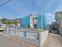 【神奈川県/横浜市栄区野七里】栄区野七里1丁目2期　　新築戸建/全1棟 建築中の外観