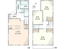 【神奈川県/逗子市久木】逗子市久木八丁目　中古戸建て 間取り図
